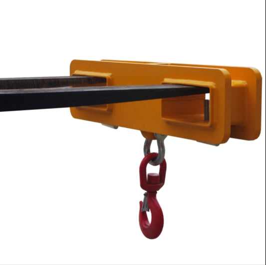 MK Series Stainless Steel Forklift Hook Adjustable Secure Converts for Construction Retail Industries