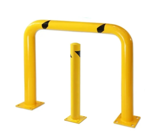 M-Style Parking Isolation Fence Reinforced Anti-Collision Steel Pipe Guardrail Thickened Petrol Service Equipment