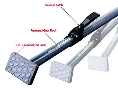 Heavy Duty Stainless Steel Telescopic Cargo Bar