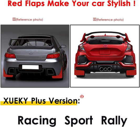 ABS Plastic Racing Car Fenders Flexible Universal Eyebrow Mud Guard with Flares Durable for Racing Vehicles