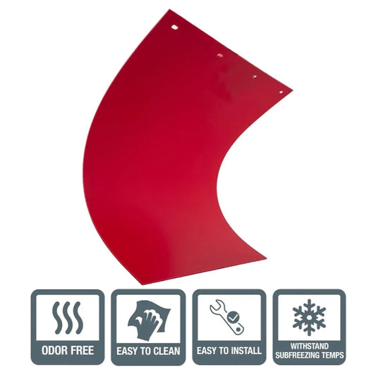 Customize Different Size 24"x30" Red Polymer Heavy Duty Truck Mud Flaps with Logo for Semi Truck Trailer