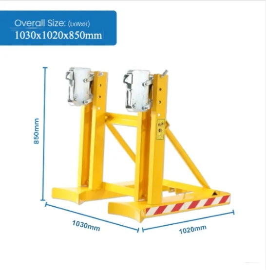 Steel Bucket Clamp with 720kg Capacity Parrot Beak Drum Lifters for Handling Tools