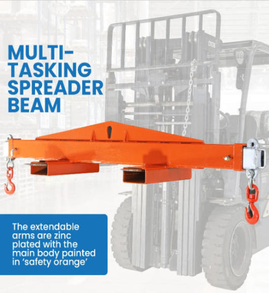 Forklift Spreader Beam SJL(M)2439 Spreader Beam: Ideal for Overhead Crane and Forklift Long Load Operations