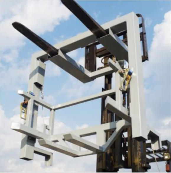 Heavy Duty Forklift Crane 660L & 1100L Capacity New Safe Transport & Emptying of Large Bins