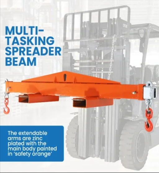 Crane / Forklift Spreader Beam SJL(M)2439 Spreader Beam: Ideal for Overhead Crane and Forklift Long Load Operations