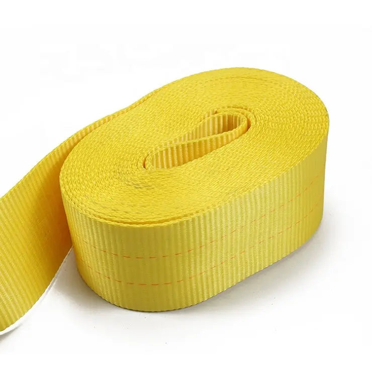 4 Inch US Standard Winch Strap Hot Sale 5400LBS Polyester Winch Trailer Straps