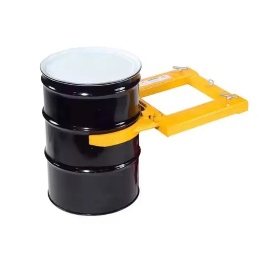 New Promotion Warehouse Equipment Forklift Single & Double Steel Drum Grabber