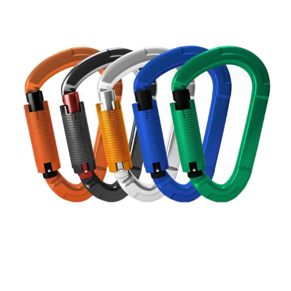 Automatic D type High-strength Aluminum Alloy Rock Climbing Safety Main Lock carabiner