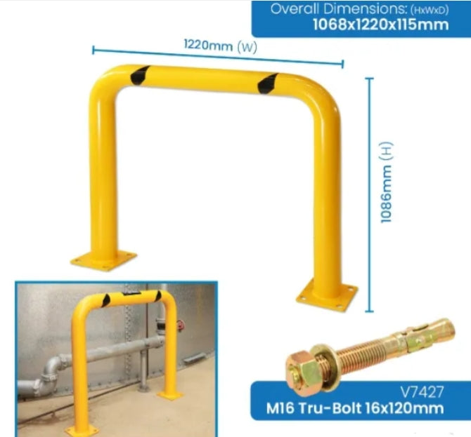 M-Style Parking Isolation Fence Reinforced Anti-Collision Steel Pipe Guardrail Thickened Petrol Service Equipment
