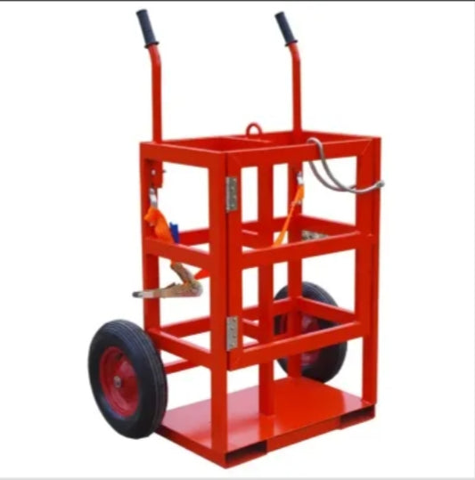 Hot Sales Heavy-Duty GBT2 Gas Cylinder Trolley Cage for 'G' Lift Tables for Oxygen & Acetylene Bottles