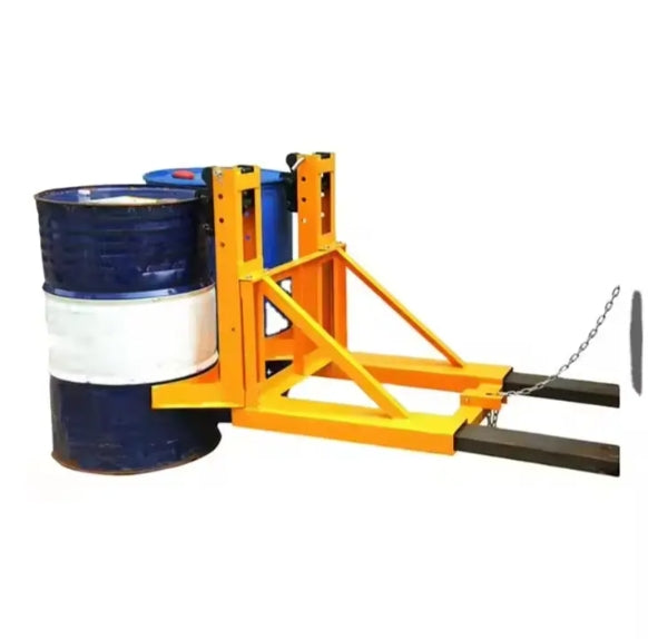 New Promotion Warehouse Equipment Forklift Single & Double Steel Drum Grabber