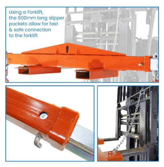 Forklift Spreader Beam SJL(M)2439 Spreader Beam: Ideal for Overhead Crane and Forklift Long Load Operations