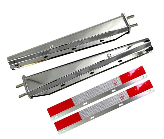 Black Polymer Heavy Duty Mud Flaps with Logo for Semi Truck Trailer