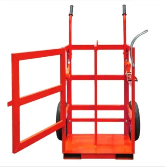 Hot Sales Heavy-Duty GBT2 Gas Cylinder Trolley Cage for 'G' Lift Tables for Oxygen & Acetylene Bottles