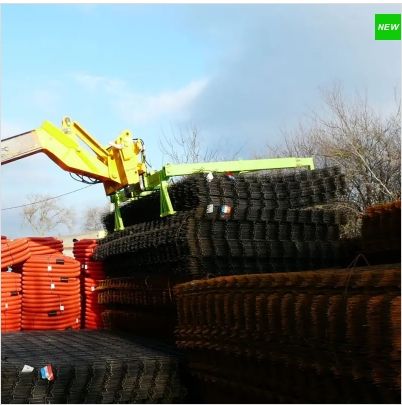 Efficient Loading & Unloading Boost Productivity & Safety Hydraulic Wire Mesh Lifter Attachment