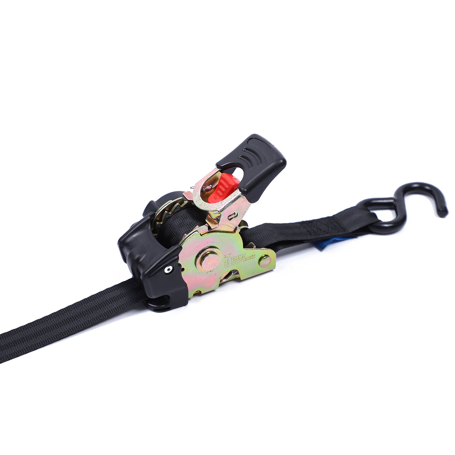 1 Inch 6 Feet AUTO Lashing Strap Retractable Ratchet Tie Down With S Hook