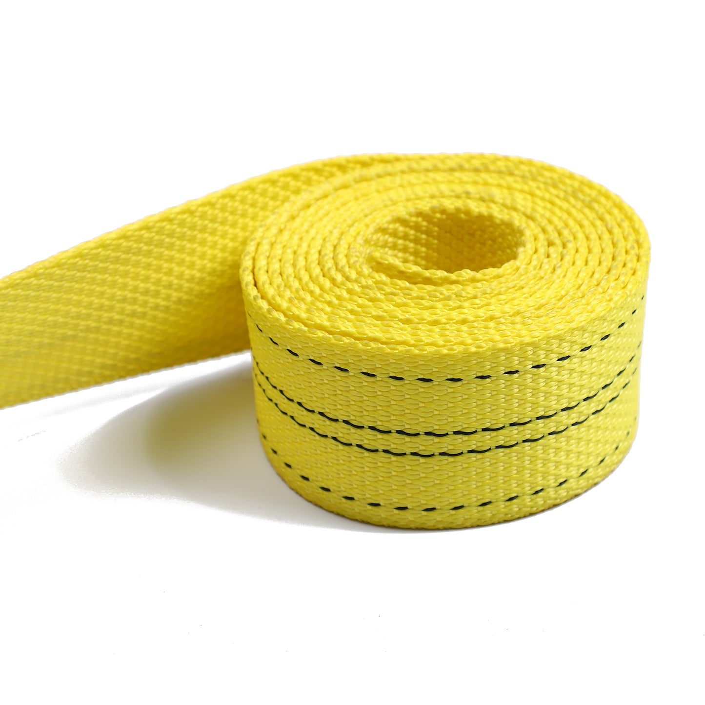 2" Pineapple Grain Three Rubber Blocks Cleats Ratchet Strap With Swivel J Hooks