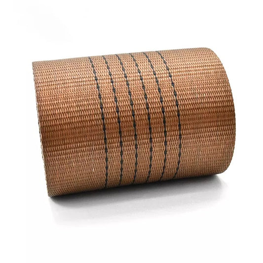 6 Inch 6T Polyester Brown Webbing