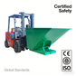 CF-TS Forklift Rollover Tipping Bin - Safe Bulk Material Transport & Unloading Solution