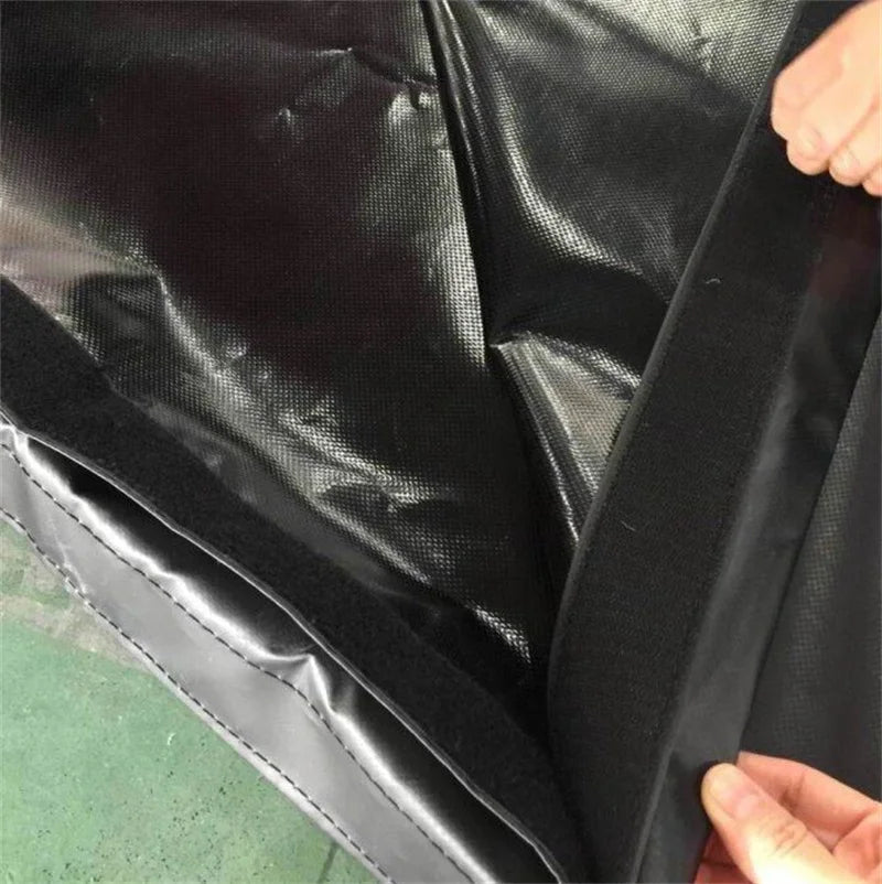 Different Specifications 14OZ 480GSM Trailer Cover Black Waterproof For AU Market Trailer Model