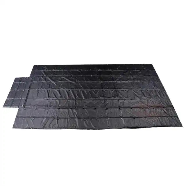 18oz Vinyl Truck PVC Lumber Tarp With Flap Durable Flatbed Tarps