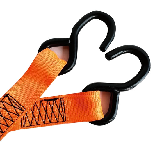 Directly Factory New Listing 25mm 12ft Orange Customized Automatic Ratchet Tensioner Straps With Hook