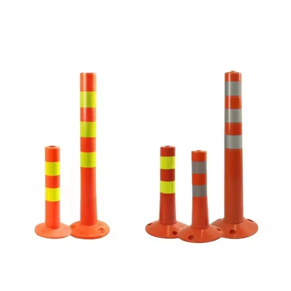 Warning Column Elastic Column Isolation Pile Guardrail Traffic Facility Barricade Cone