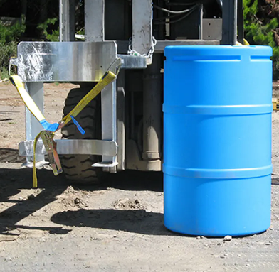 Plastic Drum Handler CF-3D-BTQ-T01 Fork Attachment for Drum Transport
