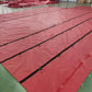 Red Waterproof Car Cover Lumber Tarps With D-rings Pvc Coated Other Fabric Water Resistant Woven Make-to-order 62/63" Plain