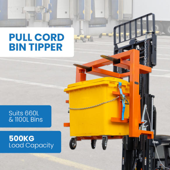 Direct Factory Industrial FWC66 Wheelie Bin 660L/1100L Drum Lifter