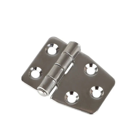 Polished Stainless Steel 304 Five-Fold Door Button Hinge