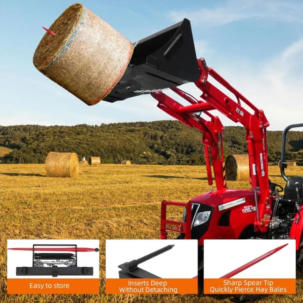 New Condition Forged Steel Double Hay Baler Spear Hay Loader Rake Frame