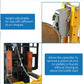 Steel Bucket Clamp with 720kg Capacity Parrot Beak Drum Lifters for Handling Tools