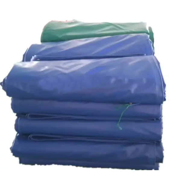 Waterproof PVC Coated Tarpaulin Fabric In Roll For Truck Trailer Pallet Grill