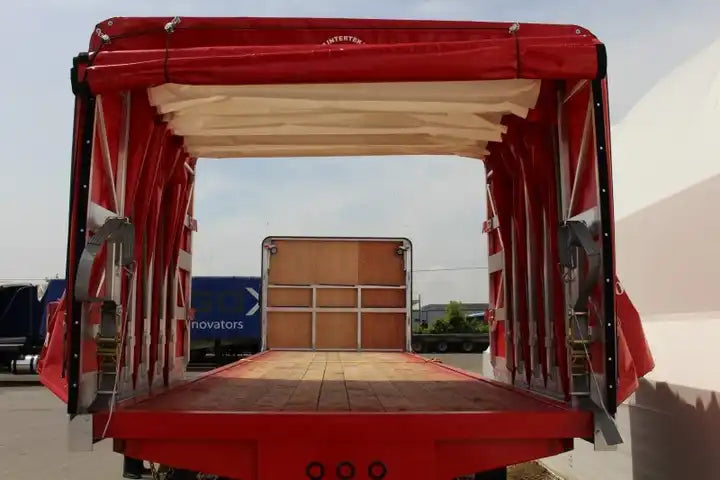 Waterproof Trailer Covers Sliding Retractable Tarp System