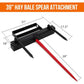 New Condition Forged Steel Double Hay Baler Spear Hay Loader Rake Frame