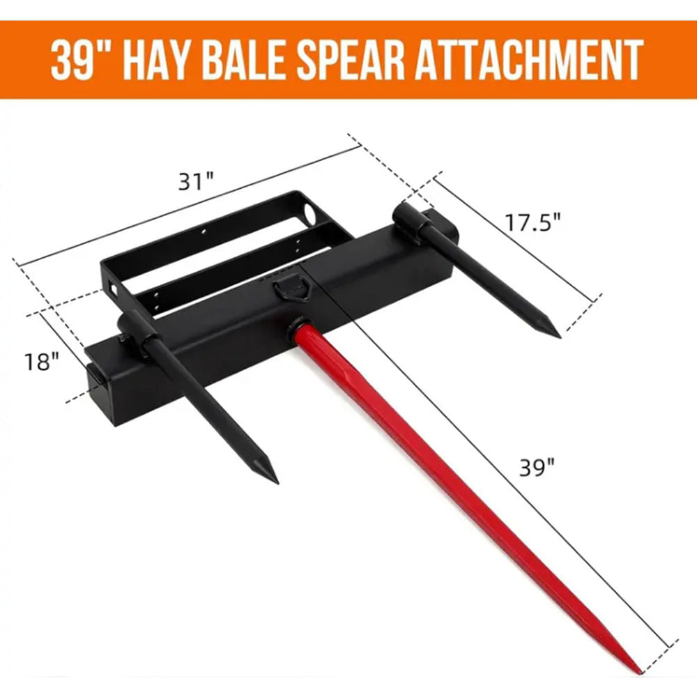New Condition Forged Steel Double Hay Baler Spear Hay Loader Rake Frame