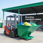 CF-TS Forklift Rollover Tipping Bin - Safe Bulk Material Transport & Unloading Solution