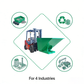CF-TS Forklift Rollover Tipping Bin - Safe Bulk Material Transport & Unloading Solution