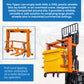 Direct Factory Industrial FWC66 Wheelie Bin 660L/1100L Drum Lifter