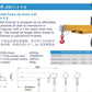 1.9-Metre Fully Extended 4500kg Short Fixed Jib New Iron Material with Roller Bearing for Confined Spaces