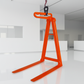 Heavy Duty Forklift Lifting Hook Attachment - Pallet Hoist for Warehouse & Construction Sites