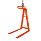 Heavy Duty Forklift Lifting Hook Attachment - Pallet Hoist for Warehouse & Construction Sites