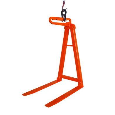 Heavy Duty Forklift Lifting Hook Attachment - Pallet Hoist for Warehouse & Construction Sites