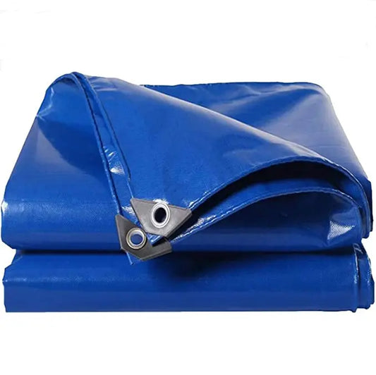 Waterproof Great for Tarpaulin Tent RV Pool Cover Blue Tarp Cover PVC Coated