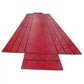 Red Waterproof Car Cover Lumber Tarps With D-rings Pvc Coated Other Fabric Water Resistant Woven Make-to-order 62/63" Plain