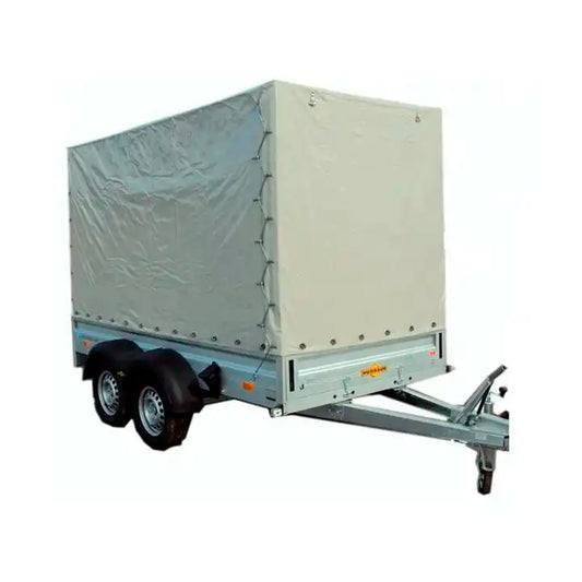 Open Utility Trailer Cover To Germany 420GSM Light Weight Waterproof PVC Of Trailer Cargo Used