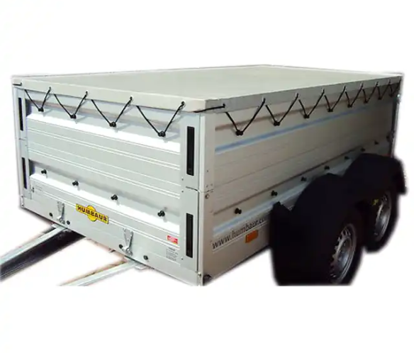 Open Utility Trailer Cover To Germany 420GSM Light Weight Waterproof PVC Of Trailer Cargo Used