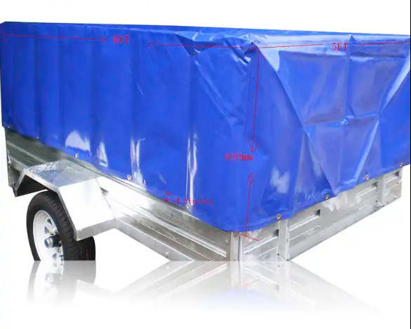 Small Cage Trailer Cover Tarp Car Cover X 4' PVC 6' Pvc Coated Other Fabric Woven Make-to-order 43/44" Plain