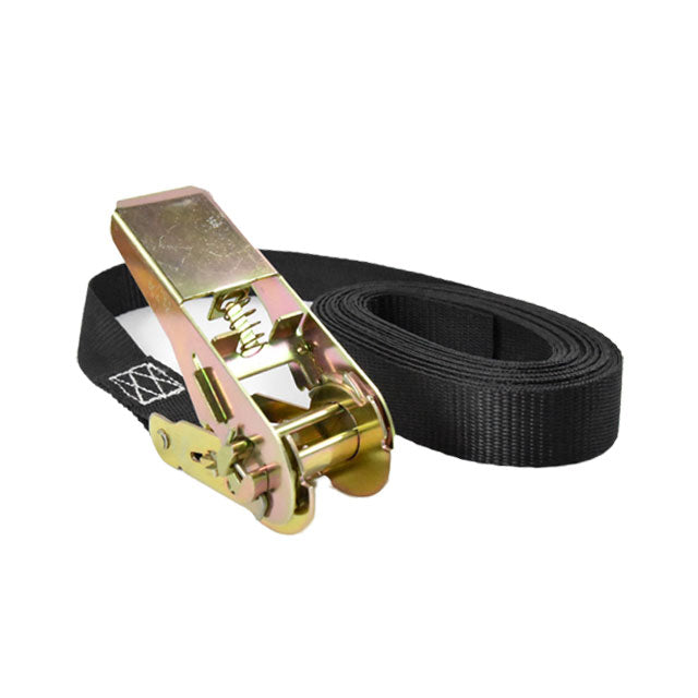 Polyester Black Heavy Duty 25m/1 Inch Ratchet Buckle Strap Endless Webbing Ratchet Strap